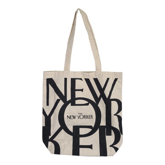 New Yorker Handbags - The New Yorker Magazine Subscriber Canvas Tote Shopping Reusable Bag 15x14x5